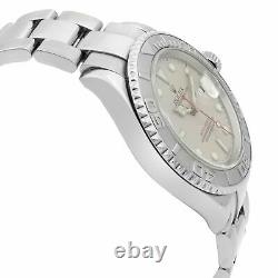 Rolex Yacht-Master Platinum Bezel Steel Grey Dial Automatic Mens Watch 16622