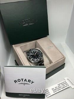 Rotary Divers GMT GB03014/04 Men's Stainless Steel Bracelet Watch