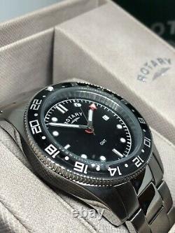 Rotary Divers GMT GB03014/04 Men's Stainless Steel Bracelet Watch