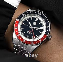 SAN MARTIN GMT Automatic Dive Watch Pepsi Bezel Version 39 MM