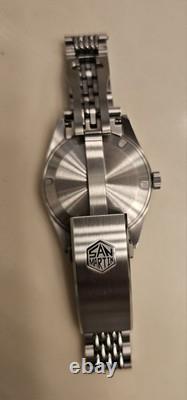 SAN MARTIN SN0116 GMT 39.5mm Blue/Green 100M Automatic NH34 Sapphire Watch