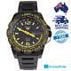 SEIKO 5 Automatic SPORTS SRP689 WORLD TIME Stainless Steel Band Black Mens Watch