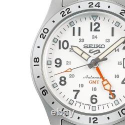 SEIKO 5 Sports Field GMT White Men's Watch New in Box