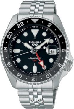 SEIKO 5 Sports GMT SSK001K1 Black Dial Stainless Steel Automatic