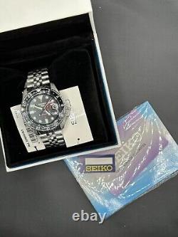 SEIKO 5 Sports GMT SSK001K1 Black Dial Stainless Steel Automatic