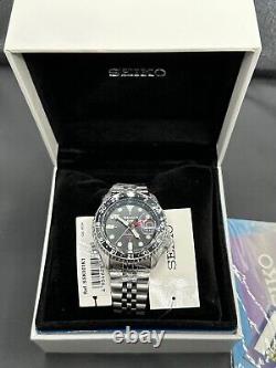 SEIKO 5 Sports GMT SSK001K1 Black Dial Stainless Steel Automatic
