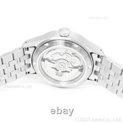 SEIKO 5 Sports SBSC009 Field GMT Auto 39.4mm White Dial Stainless Band Analog