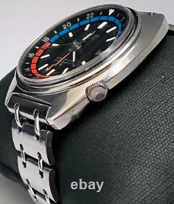 SEIKO 6117-6419 Navigator Timer Automatic GMT Watch 1970/3