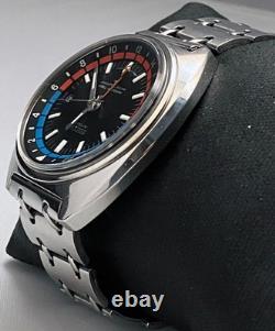SEIKO 6117-6419 Navigator Timer Automatic GMT Watch 1970/3