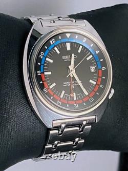 SEIKO 6117-6419 Navigator Timer Automatic GMT Watch 1970/3