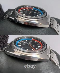 SEIKO 6117-6419 Navigator Timer Automatic GMT Watch 1973/N