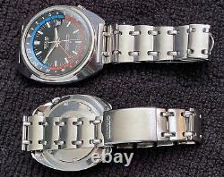 SEIKO 6117-6419 Navigator Timer Automatic GMT Watch 1973/N
