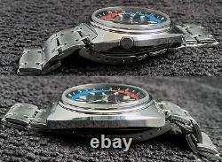 SEIKO 6117-6419 Navigator Timer Automatic GMT Watch 1973/N