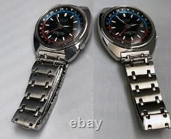 SEIKO 6117-6419 Navigator Timer Automatic GMT Watch 1973/N