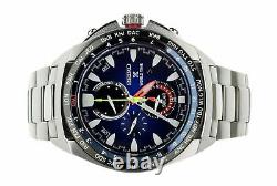 SEIKO PROSPEX Solar Special Edition World Timer Alarm Chronograph Watch SSC549P1