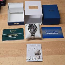 SEIKO Prospex Kinetic GMT Black Dial Men's Watch (SUN049)