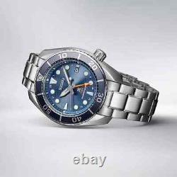 SEIKO Prospex SFK001J1 Sea SUMO Solar GMT Blue Dial Men's Diver Watch WARRANTY