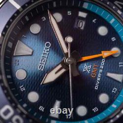 SEIKO Prospex SFK001J1 Sea SUMO Solar GMT Blue Dial Men's Diver Watch WARRANTY