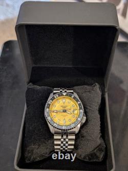 SEIKO SSK017J1, Men Sports, GMT, Mechanical, Automatic, Upgraded Bracelet and clasp