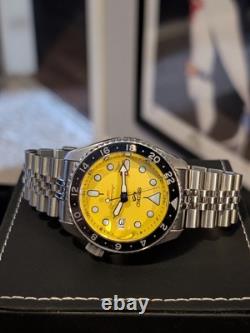SEIKO SSK017J1, Men Sports, GMT, Mechanical, Automatic, Upgraded Bracelet and clasp