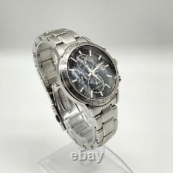 SEIKO WORLD TIME 5T82-0AK0 GMT Quartz Analog Men's Watch from Japan