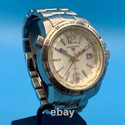 SWISS LEGEND GMT WORLDTIMER Men's Wristwatch Swiss Movt St Steel Works New Batt