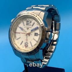 SWISS LEGEND GMT WORLDTIMER Men's Wristwatch Swiss Movt St Steel Works New Batt