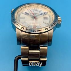 SWISS LEGEND GMT WORLDTIMER Men's Wristwatch Swiss Movt St Steel Works New Batt