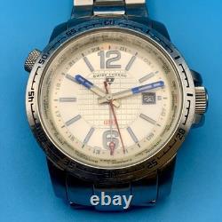 SWISS LEGEND GMT WORLDTIMER Men's Wristwatch Swiss Movt St Steel Works New Batt