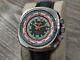 SYSTEM Super Datomatic Watch Men's World Time Diver Big Case Watch Rally type