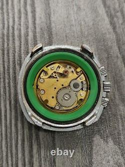 SYSTEM Super Datomatic Watch Men's World Time Diver Big Case Watch Rally type