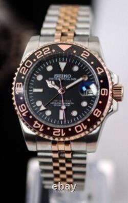S Mod Custom Mod NH35 40MM GMT Automatic Mens Watch Gift for Men