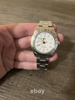 San Martin GMT Automatic Watch 39mm NH34 white sdi