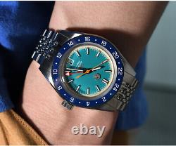 San Martin Men GMT Watch Automatic Mechanical Wristwatch 10ATM Luminous NH34