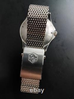 San Martin Men's Automatic Watch GMT Diver. SN0119 Box & Papers NH34 movement