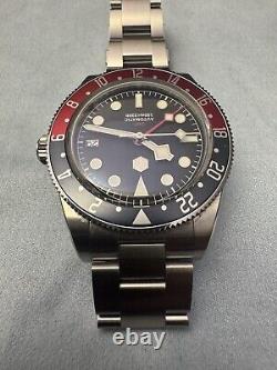 San Martin Sn0109 Gmt Automatic, Sapphire Crystal, Pepsi Bezel