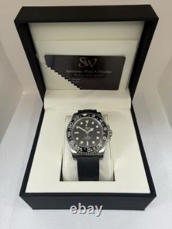 Santana Watch Works 40mm GMT Automatic Black Dial, Ceramic Bezel