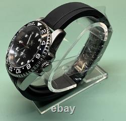 Santana Watch Works 40mm GMT Automatic Black Dial, Ceramic Bezel