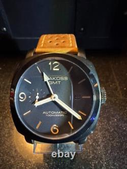 Seakoss GMT Date Wrist Watch Versatile Timekeeping with Global Appeal