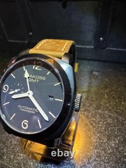 Seakoss GMT Date Wrist Watch Versatile Timekeeping with Global Appeal