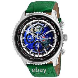 Seapro Men's Meridian World Timer GMT Blue Dial Watch SP7133