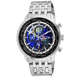 Seapro Men's Meridian World Timer GMT Blue Dial Watch SP7320