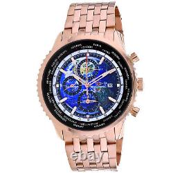 Seapro Men's Meridian World Timer GMT Blue Dial Watch SP7321