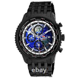 Seapro Men's Meridian World Timer GMT Blue Dial Watch SP7322