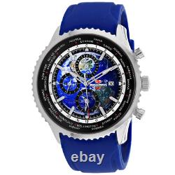 Seapro Men's Meridian World Timer GMT Blue Dial Watch SP7521