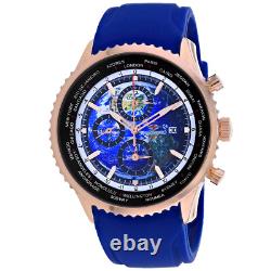 Seapro Men's Meridian World Timer GMT Blue Dial Watch SP7522