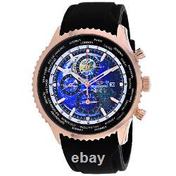 Seapro Men's Meridian World Timer GMT Blue Dial Watch SP7523