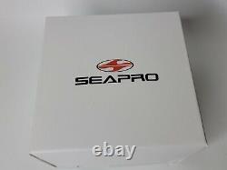 Seapro Meridian World Timer GMT Quartz Watch Blue SP7132 Alarm 47mm