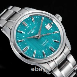 Seestern GMT S446. GS Sapphire Crystal Mechanical Mens NH34 Watch SEAGULL 1963