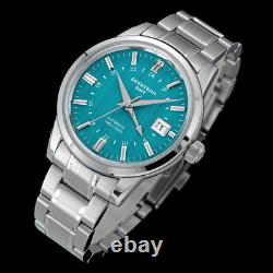 Seestern GMT S446. GS Sapphire Crystal Mechanical Mens NH34 Watch SEAGULL 1963